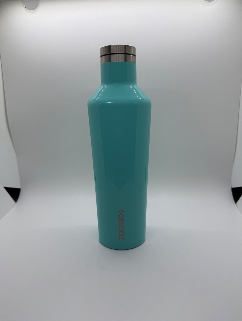 Corkcicle Canteen 16 oz 475 mL Turquoise Aqua Insulated Stainless Steel Bottle